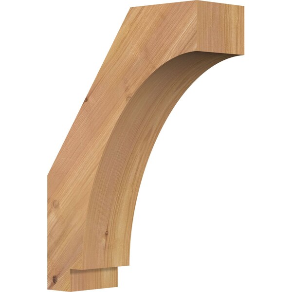 Ekena Millwork 3 1/2"W x 10"D x 14"H Imperial Smooth Knee Brace, Western Red Cedar BRC04X10X14IMP00SWR - main